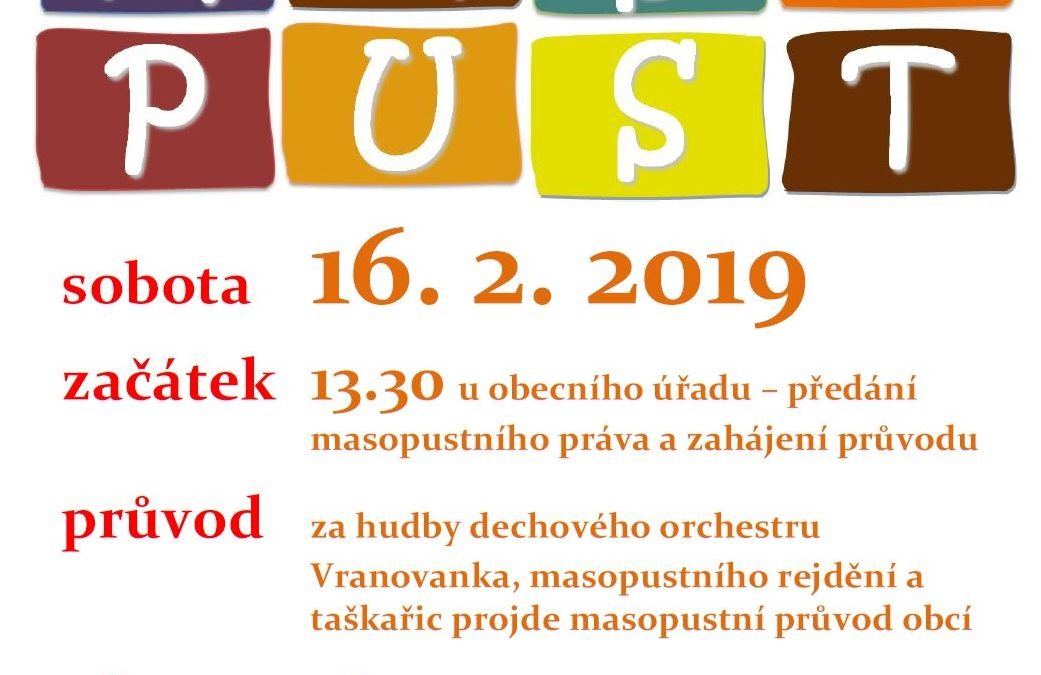 Masopust v Čestlicích